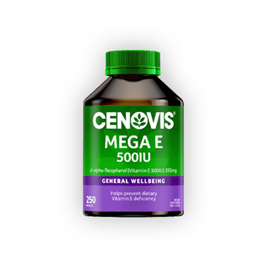 Cenovis Mega E 500mg - 250 capsules