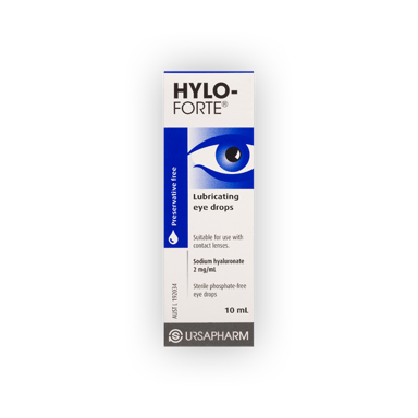Hylo-Forte Lubricating Eye Drops 2mg/mL - 10ml