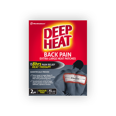 Deep Heat Back Pain Extra Large Patches 2 pack