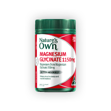 Nature's Own Magnesium Glycinate 1150mg - 200 tablets