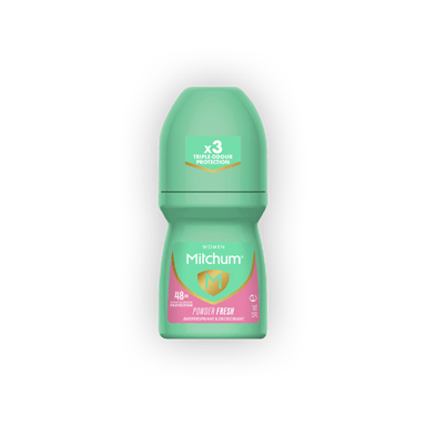 Mitchum Anti Perspirant Roll On Deodorant Powder Fresh 50ml