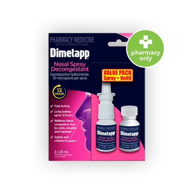 Dimetapp Nasal Spray Twin Pack + Refill 40ml^