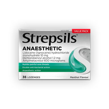 Strepsils Plus Anaesthetic 36 lozenges^