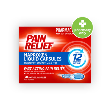 Pain Relief Naproxen 30 liquid capsules^