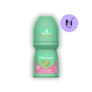 Mitchum Anti Perspirant Roll On Deodorant Powder Fresh 50ml