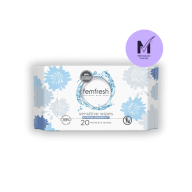 Femfresh Sensitive Wipes 20 pack