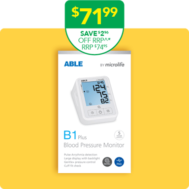 Able B1 Plus Blood Pressure Monitor 1 each