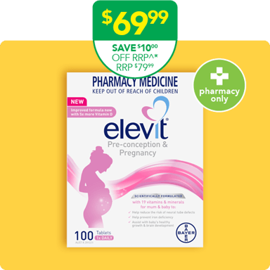 Elevit Pre-Conception & Pregnancy 100 tablets