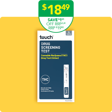 TouchBio Cannabis Marijuana Drug Screening Test - Urine 5 pack