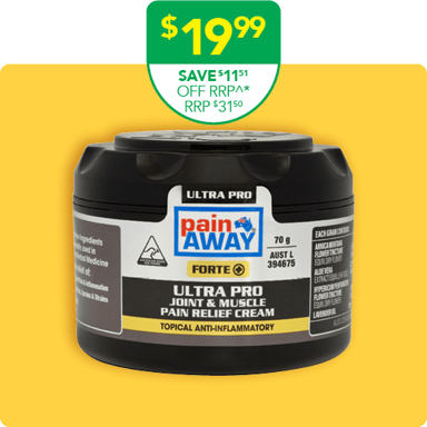 Pain Away Forte + Ultra Pro Joint & Muscle Relief Cream 70g