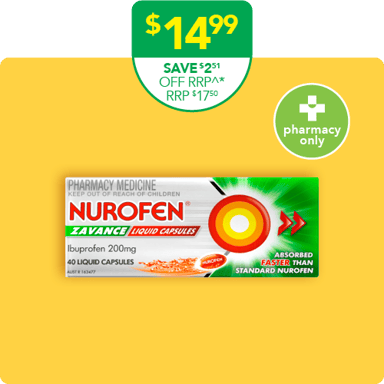 Nurofen Zavance 200mg - 40 liquid capsules