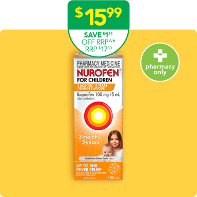 Nurofen for Children 3 Months to 5 Years Orange 100ml