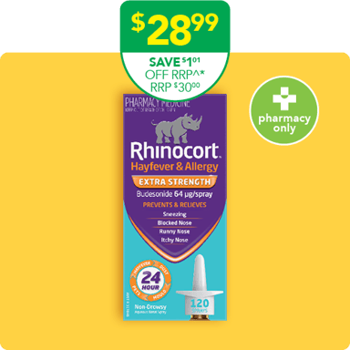Rhinocort Nasal Spray 64mcg - 120 doses