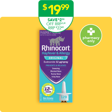 Rhinocort Hayfever Pump Spray 32mcg - 120 doses