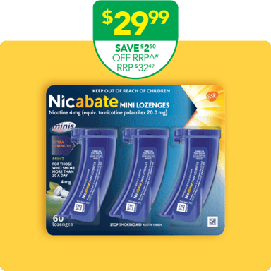 Nicabate Mini 4mg - 60 lozenges