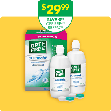 Opti-Free Pure Moist Twin 300ml - 2 pack