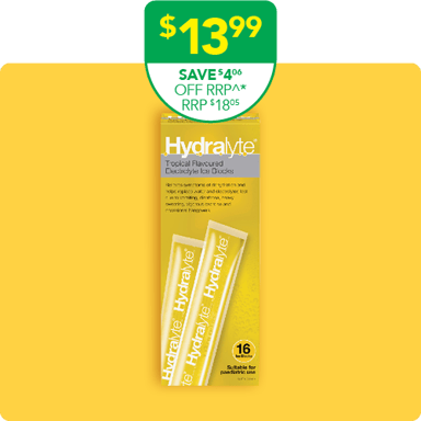 Hydralyte Ice Block Tropical 16 pack