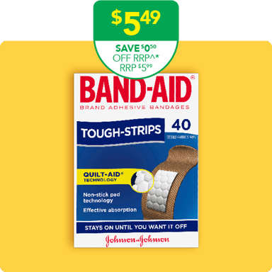 Band-Aid Tough Strips 40 pack
