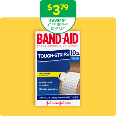Band-Aid Tough Strips Extra Large 10 pack