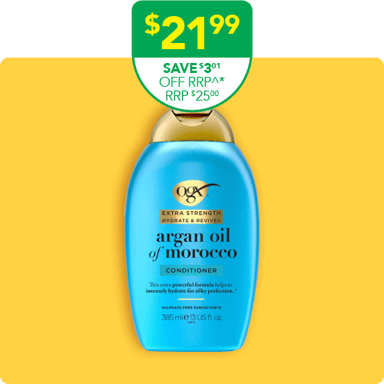 OGX Argan Oil Morocco Extra Strength Conditioner 385ml
