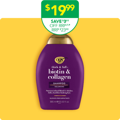 OGX Thick & Full Biotin & Collagen Shampoo 385ml