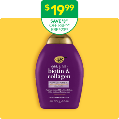 OGX Thick & Full Biotin & Collagen Conditioner 385ml
