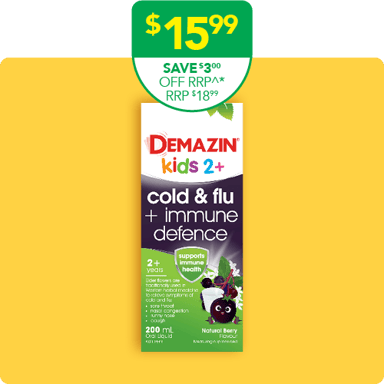Demazin Cold And Flu + Immune Defence 200ml