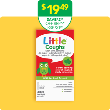 Little Coughs For Coughs & Chesty Congestion Relief 200ml