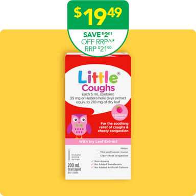 Little Coughs for Coughs & Chesty Congestion Raspberry 200ml