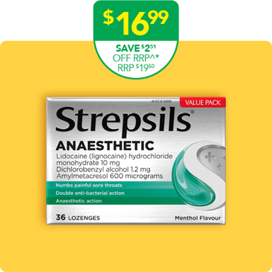 Strepsils Plus Anaesthetic 36 lozenges