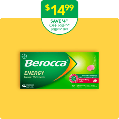 Berocca Energy Original Berry 30 tablets