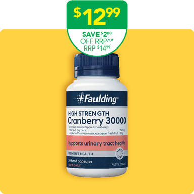 Faulding Cranberry 30000mg - 30 capsules