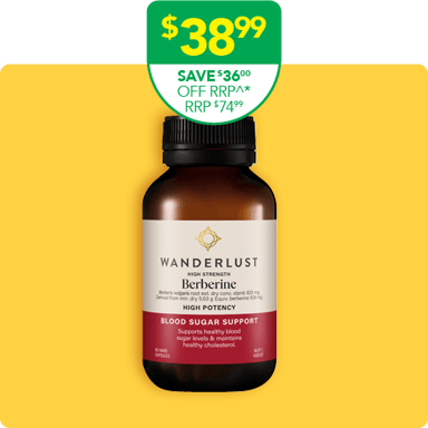 Wanderlust High Strength Berberine 60 capsules