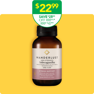 Wanderlust High Strength Ashwagandha 60 capsules