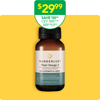 Wanderlust Plant Omega-3 - 60 capsules