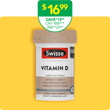 Swisse Ultiboost Vitamin D 250 capsules