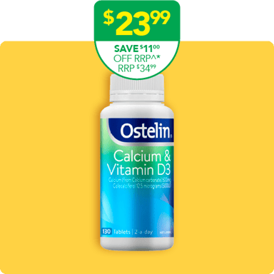 Ostelin Calcium & Vitamin D3 130 tablets
