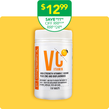 Living Healthy Vitamin C 1000mg - 150 tablets