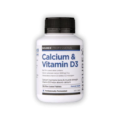 Nourex Professional Calcium & Vitamin D3 - 130 tablets
