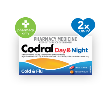 Codral PE Cold & Flu Day & Night 48 tablets^