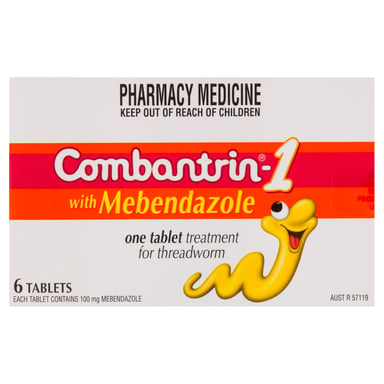Combantrin 1 With Mebendazole 6 tablets