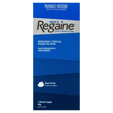 Regaine Hair Loss Foam Treatment For Men 1 Month Supply 60g