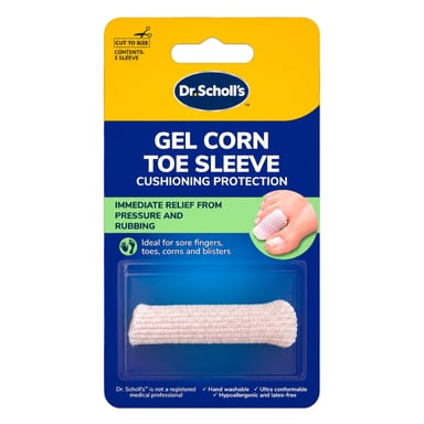 Scholl Corn Gel Toe Sleeve 1 pack