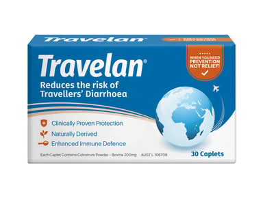 Travelan Travellers’ Diarrhoea Protection 30 caplets