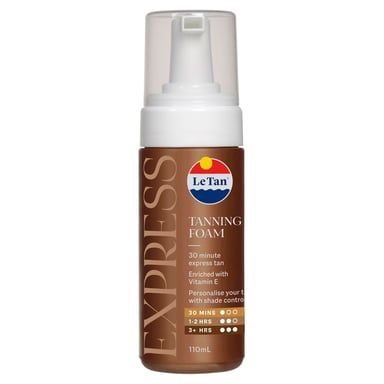 Le Tan Xpress Tan Self Tanning Foam 110ml
