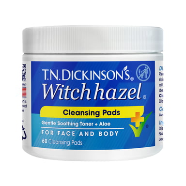 TN Dickinson's Witch Hazel Cleansing Pads 60 pack