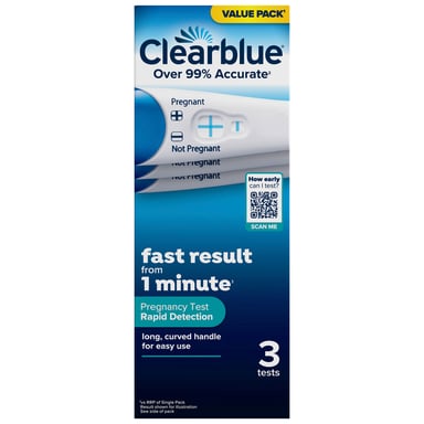 Clearblue Pregnancy Test Visual 3 pack