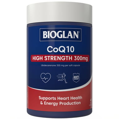 Bioglan CoQ10 High Strength 300mg - 60 capsules