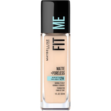 Maybelline Fit Me Matte & Poreless Foundation Natrual Ivory 1 each
