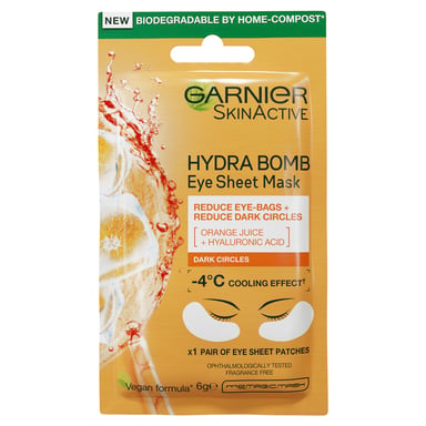 Garnier Hydrabomb Eye Tissue Mask Orange 5ml